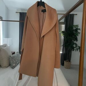 Camel trench coat